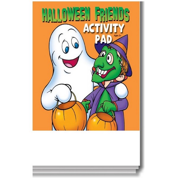 SC0478B Halloween Friends Activity Pad Blank No...